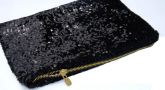 Clutch Paetê Black