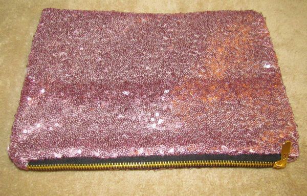Clutch Paetê Pink